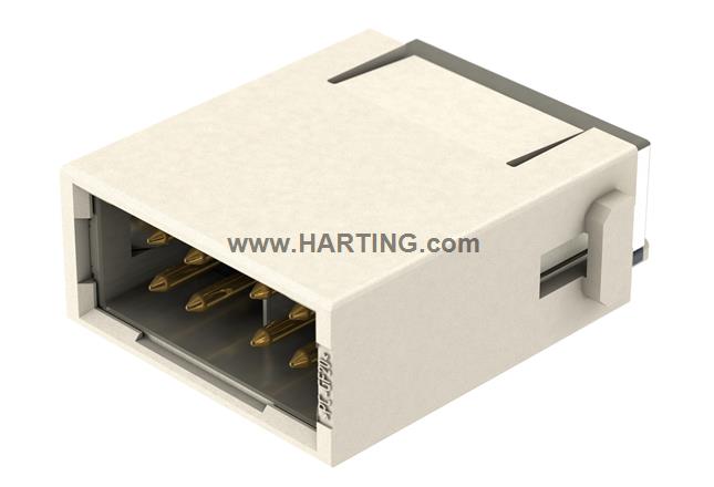 Han Megabit Modul for PCB, GND, Male