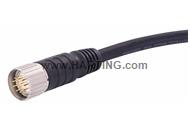 M23_12P MA,Int-thread,STR PUR cable,5M