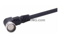 M23_12P MA,Int-thread,ANG PVC cable,10M