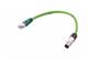 Han M12 D-cod 4-pol f - RJ45 PUR 2m