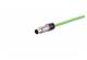 Han M12 D-cod 4-pol m/- PUR 0,5 m