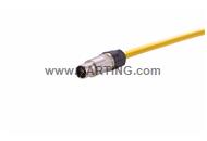 Han M12 X-cod 8-pol m/- PUR 5 m