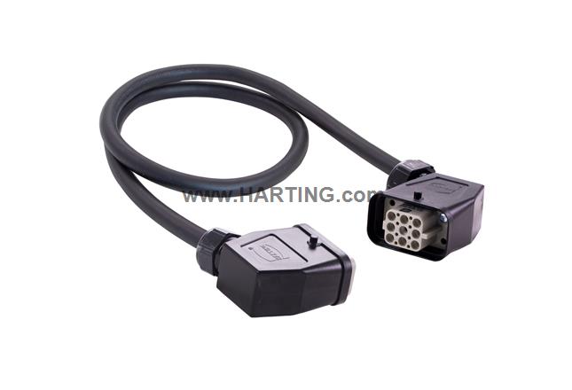 Han Q 8/0 UL2237 side entry 1-Lever 2,0m