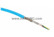 Ha-Vis EtherRail 4xAWG22/7 bl CAT5 50m