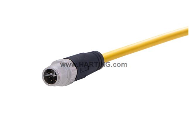 M12 X-cod 8-pol st/- m/- PUR 2.0m