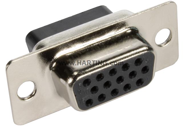 D SUB HD  FE CRIMP SHELL 15P