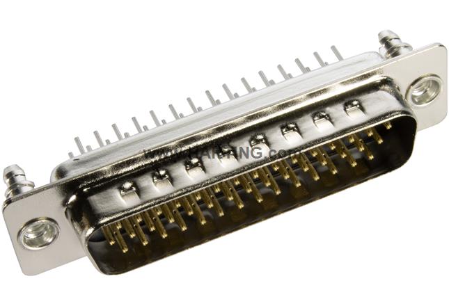 D SUB HD  MA STR 44P PL3_4-40 NUT