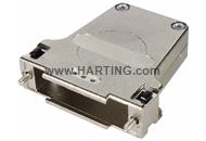 D-Sub hood 25 poles top entry metal