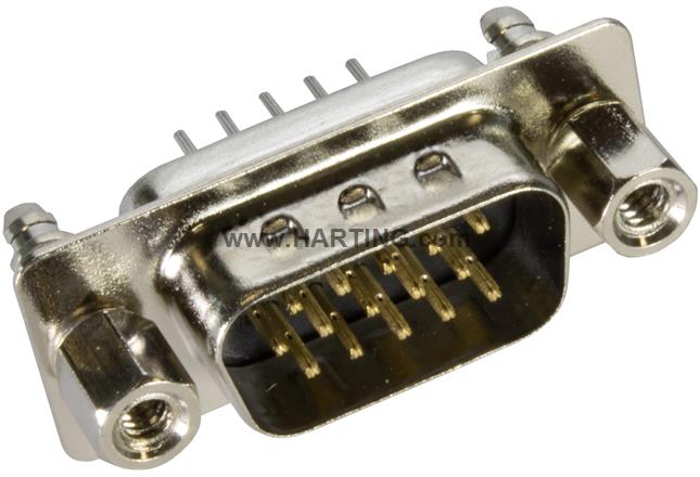 D SUB HD MA STR 15P PL3_4-40 SCREW LOCK