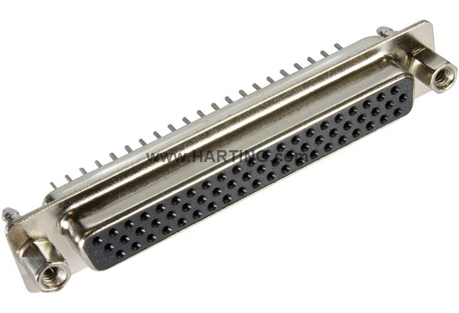 D SUB HD FE STR 62P PL3_4-40 SCREW LOCK