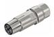 Han M12 Crimp X-coded female metal nut
