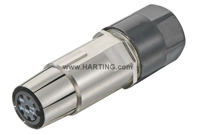 Han M12 Crimp A-coded female