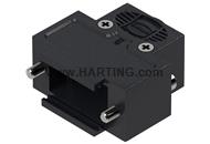 D-Sub 9P plast hood 1str-ent slo M3 s
