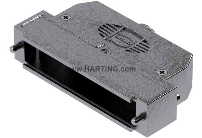 DSUB METAL-HOOD 37P SHS-UNC TOPCE