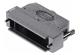 D-Sub 50P metpl hood 1str-ent kn 4-40 l