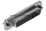 D SUB IP 67 SHIELDED CAP_FE_25p_4-40 UNC