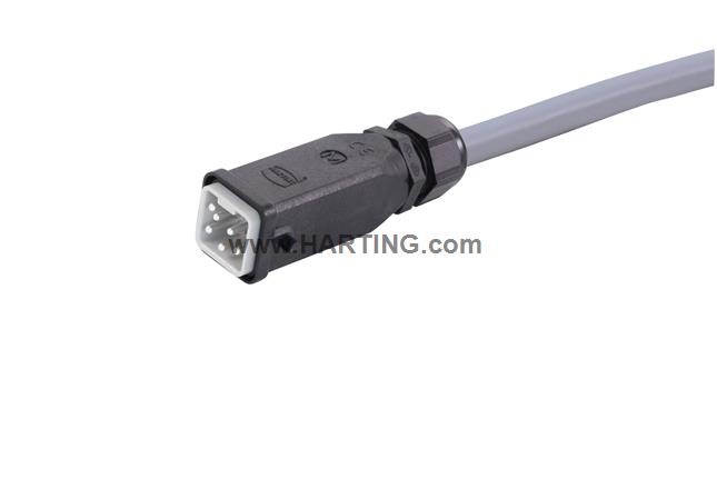 Han Q7/0 CA 8G2,5 m/- st/-PVC, 3m
