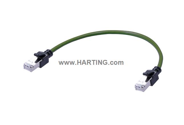 RJ45 CAT5 8P MA DE GN CABLE ASSY, 2.5m