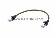RJ45 CAT5 8P MA DE GN CABLE ASSY, 2.5m