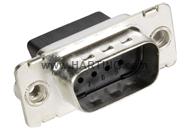 D SUB MA CRIMP 9P with 4-40 UNC rear nut