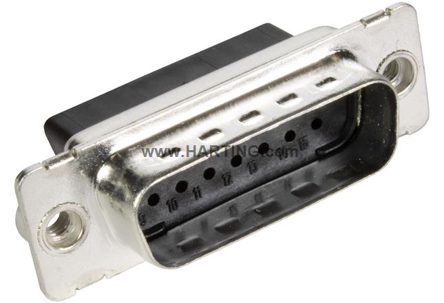 MIN D MA 15p crimp terminal with4-40 UNC