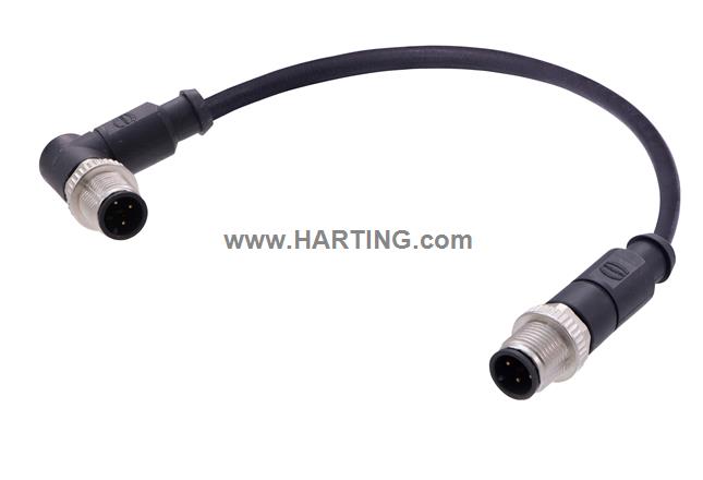 M12 A-cod 3-pol st /an m /m PUR 30.00m