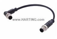 M12 A-cod 3-pol st /an m /m PUR 30.00m