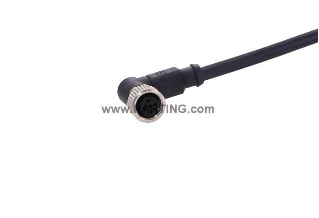 M12 A-cod 4-pol an /- f /- PUR 3.00m