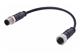 M12 A-cod 4-pol st /st m /f PUR 10.00m