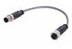 M12 A-cod 5-pol st /st m /f PVC 2.00m