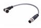 M12 A-cod 5-pol st /an m /f PVC 1.00m