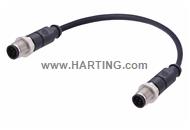 M12 A-cod 5-pol st /st m /m PUR 10.50m