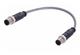 M12 A-cod 5-pol st /st m /m PVC 1.00m