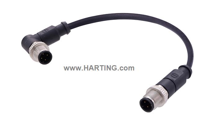 M12 A-cod 4-pol st /an m /m PUR 14.50m