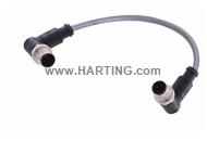 M12 A-cod 4-pol an /an m /m PVC 0.80m