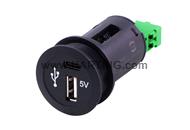 Dual USB Charger 24V/5V 1x2,4A 1x3,0A