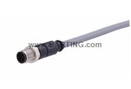 M12 A-cod 5-pol st /- m /- PVC 15.00m