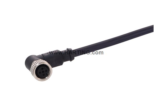 M12 A-cod 5-pol an /- f /- PUR 3.00m