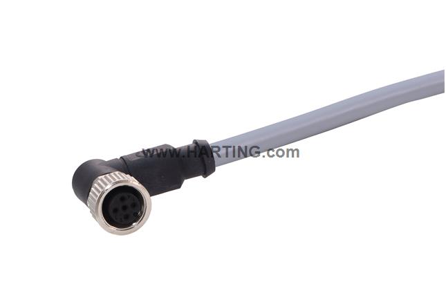 M12 A-cod 5-pol an /- f /- PVC 5.00m