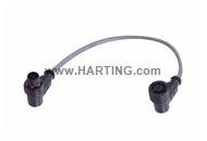 M12 A-cod 3-pol an/an m/f  PPi PVC 5.0m