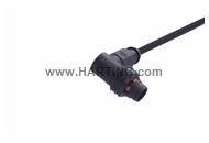 M12 A-cod 3-pol an/- m/- PPi PUR 7.5m