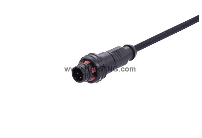 M12 A-cod 4-pol st/- m/- PPi PUR 15m