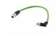 M12 D-cod 4-pol st/an m/m PUR 0.5m
