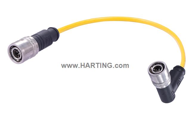 M12 X m/m st/an PP PUR 0,5m