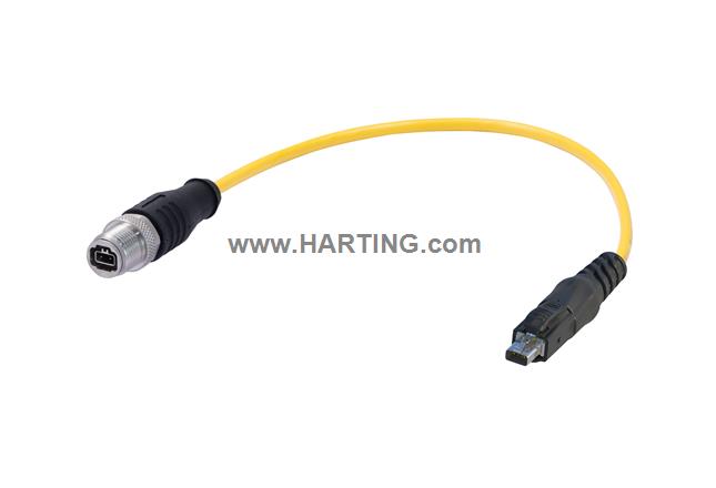 SPE M12 st - IP20 2xAWG22/7 PUR 4.0m