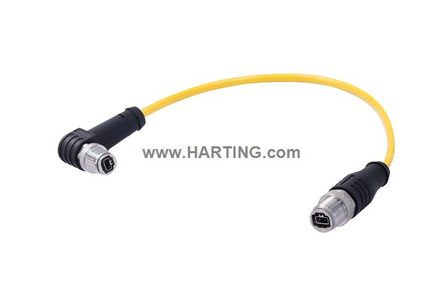 SPE M12 an up - st 2xAWG22/7 PUR 1.0m