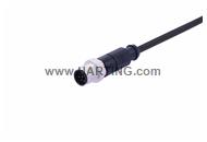M12 A-cod 8-pole st/- m/- PUR 0.5m