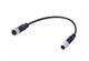 M12 A-cod 8-pole st/st m/f PUR 0.5m