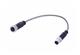 M12 A-cod 8-pole st/st m/f PVC 1.5m