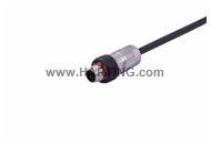 M12 D-cod 4-pol st/st m/m PPi Rail 10m